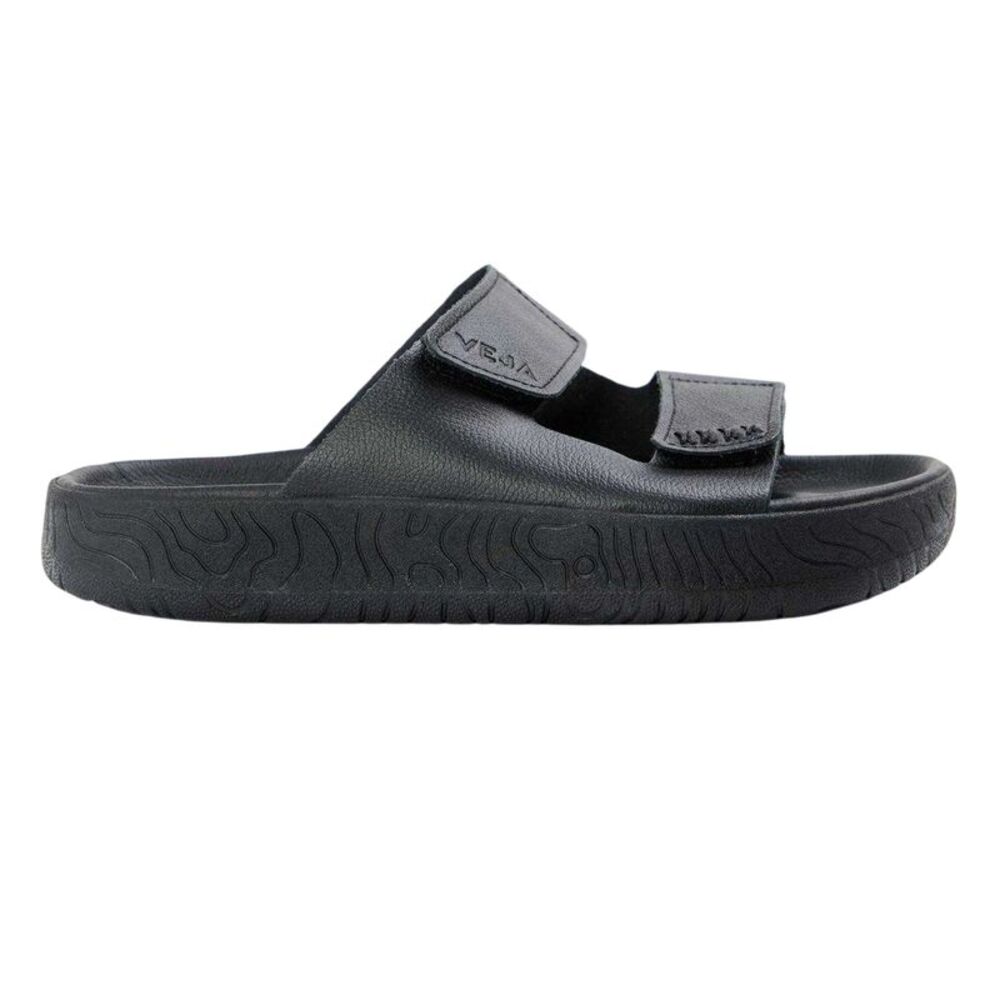 Veja Womens/Ladies Etna Leather Sandals / Full Black